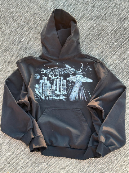 Alien invasion hoodie