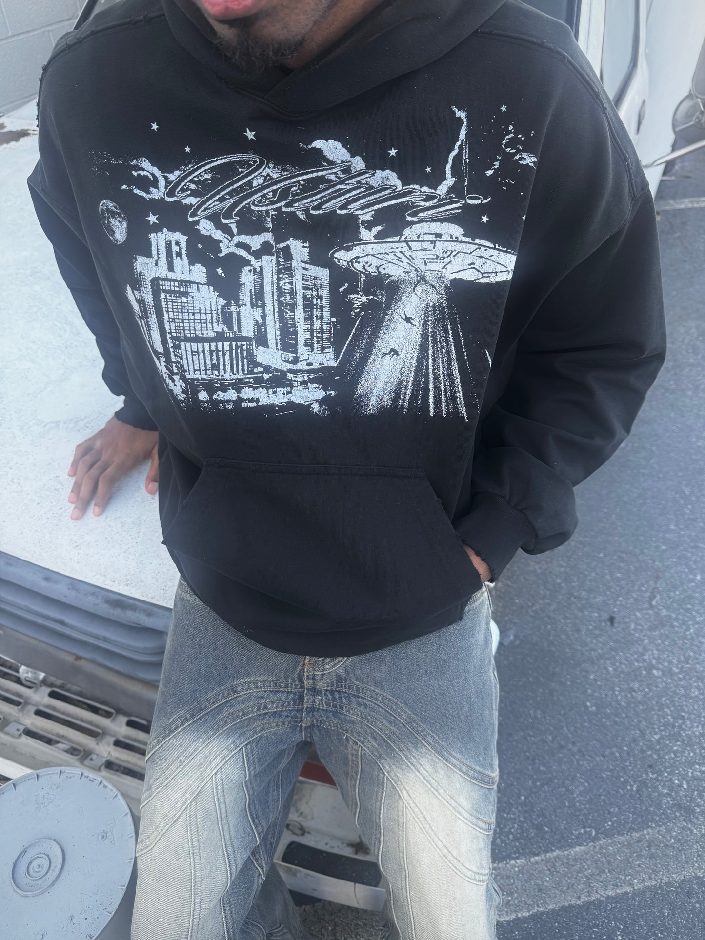 Alien invasion hoodie
